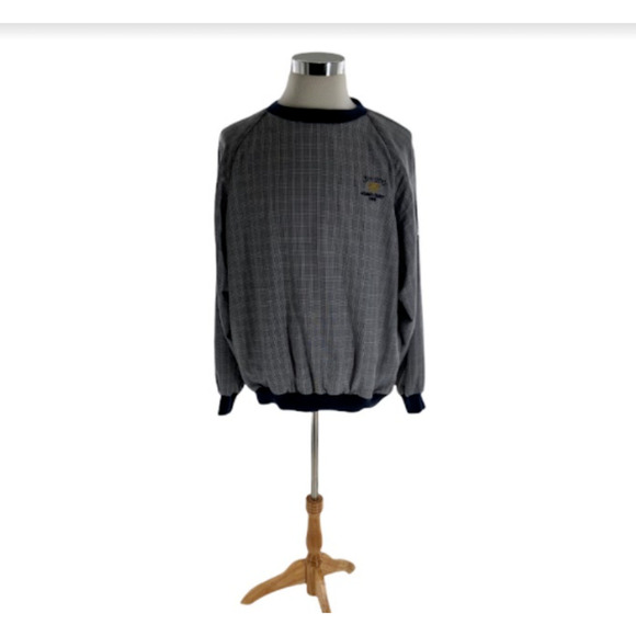 Slazenger Men's Golf Athletic Long Sleeve Midweight Elastic Trim Top Size Large - Picture 5 of 6